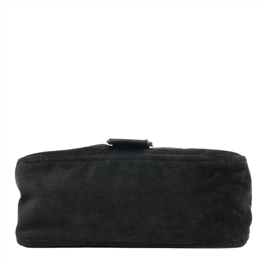 FENDI Corduroy Mamma Baguette Shoulder Bag