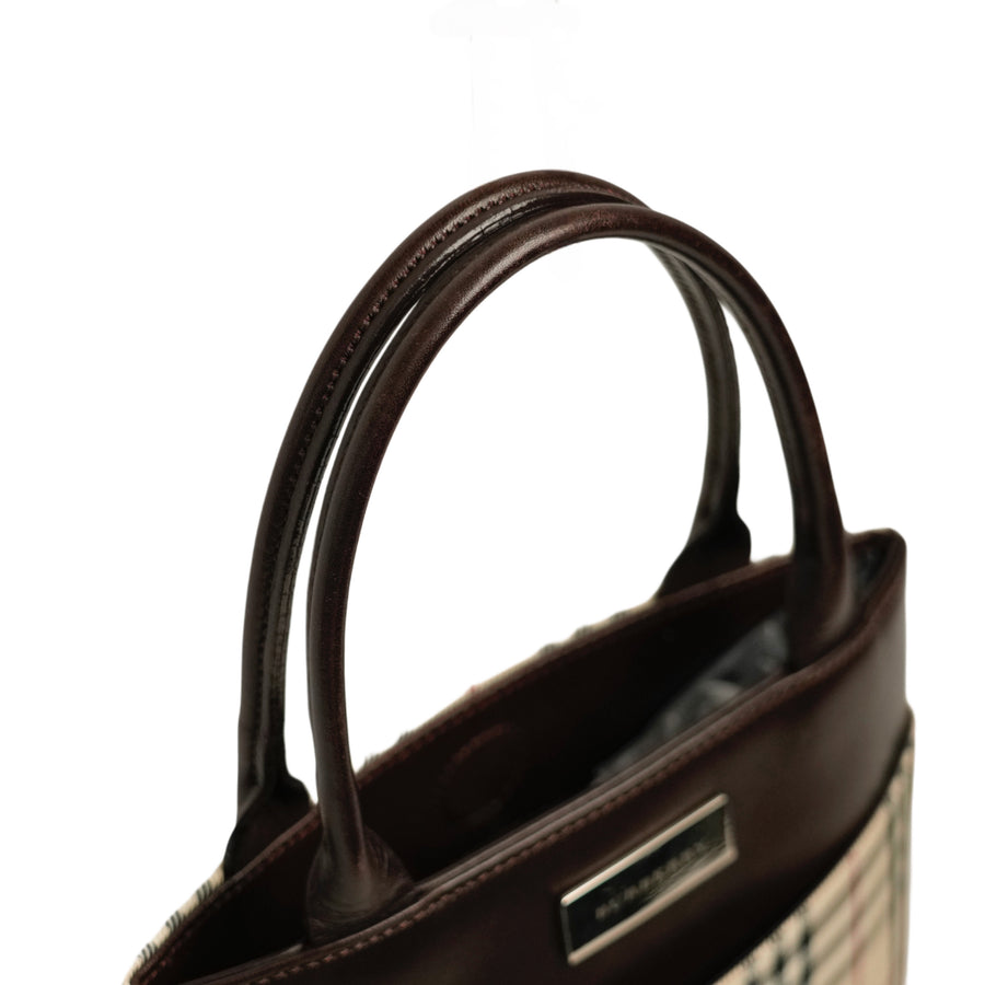 BURBERRY Nova Check Mini Handbag