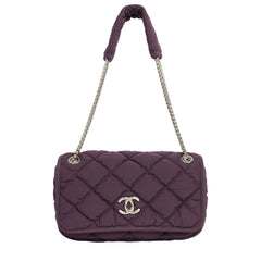 CHANEL 2008–2009 Matelassé Quilted Chain Shoulder Bag