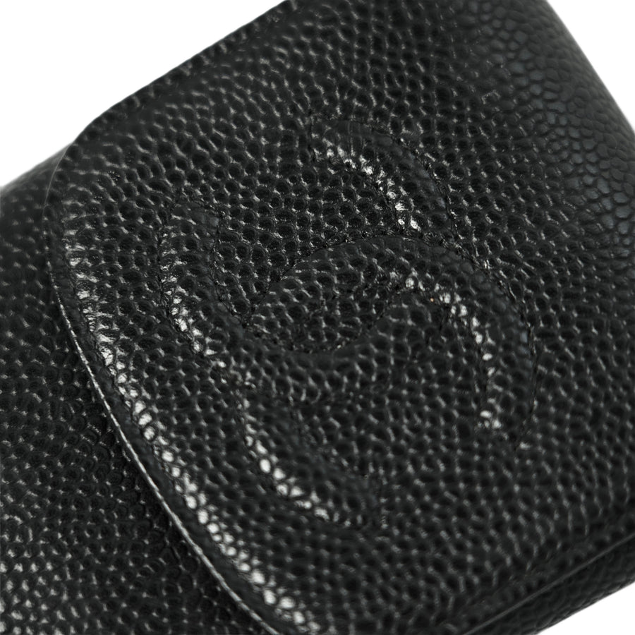 CHANEL 2008–2009 Caviar Leather Cigarette Case