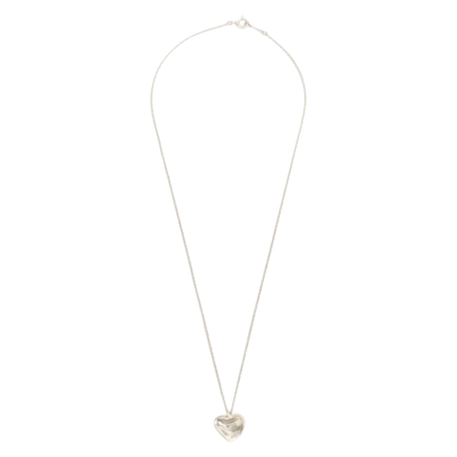 TIFFANY & CO. SV925 Curved Heart Necklace