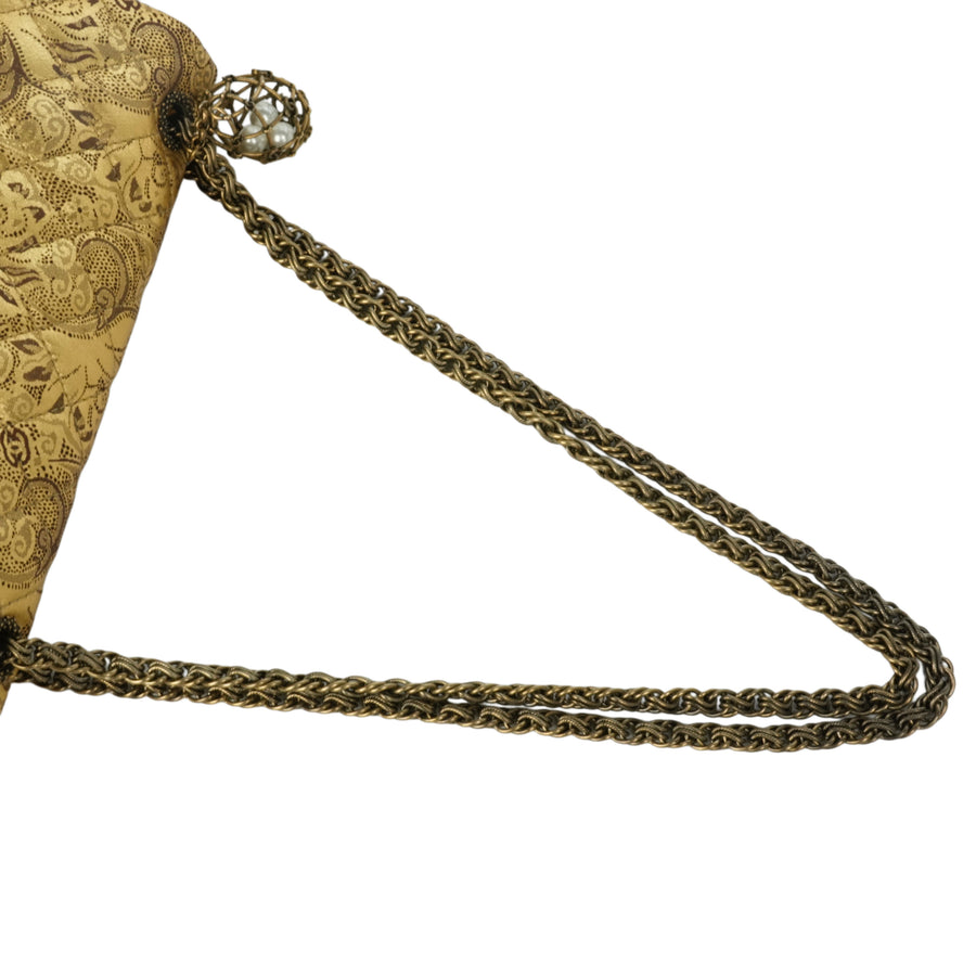 CHANEL 2008-2009 Gold Hardware Shoulder Bag