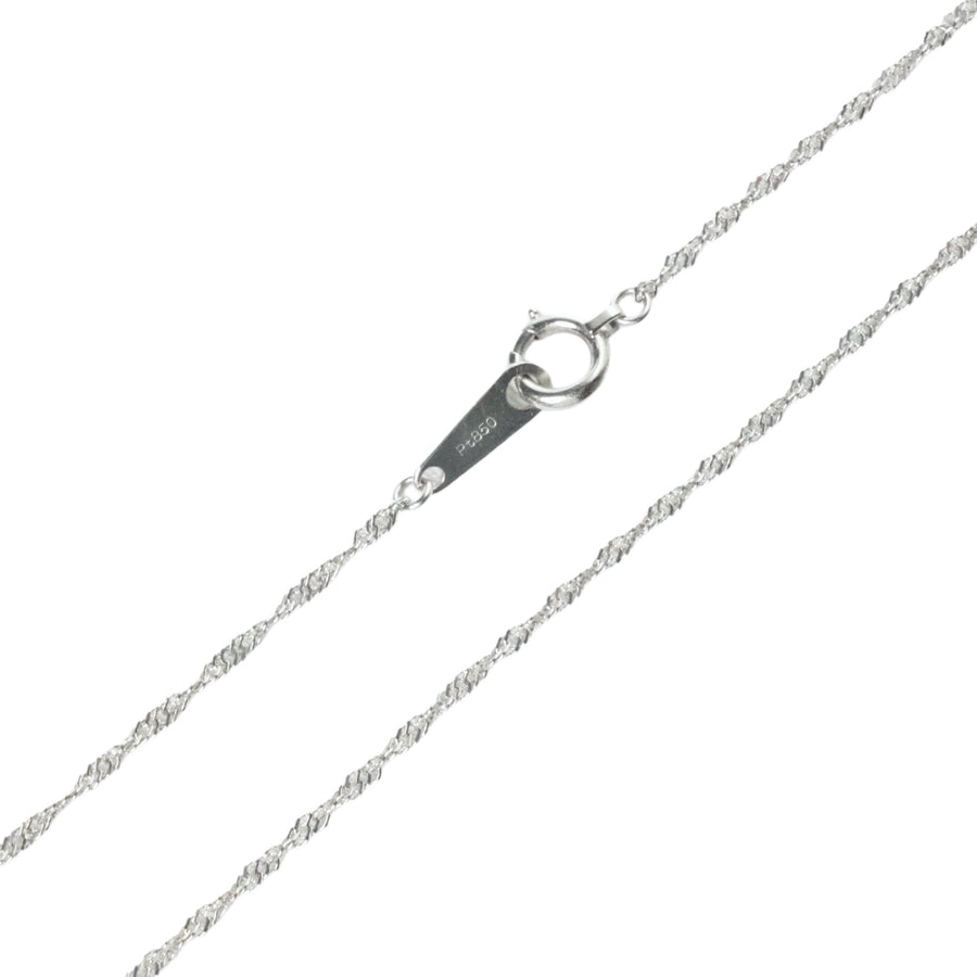 Opal Pt850 Gemstone Diamond Necklace