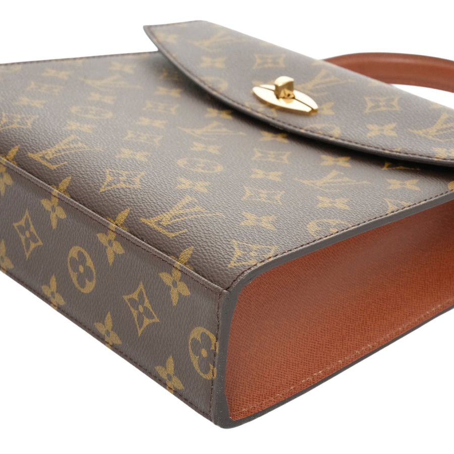 LOUIS VUITTON Monogram Malesherbes MM Canvas Handbag M51379