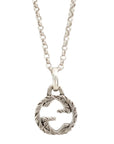 GUCCI SV925 Arabesque Interlocking GG Logo Necklace