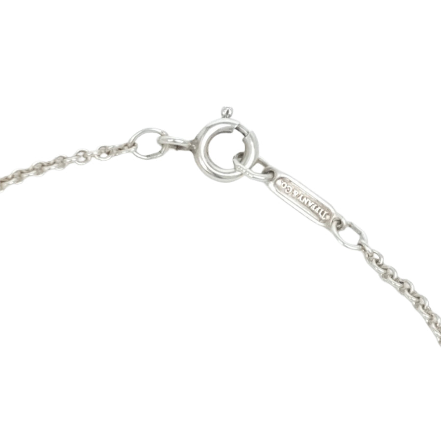 TIFFANY & CO. SV925 K18YG Signature Cross Necklace