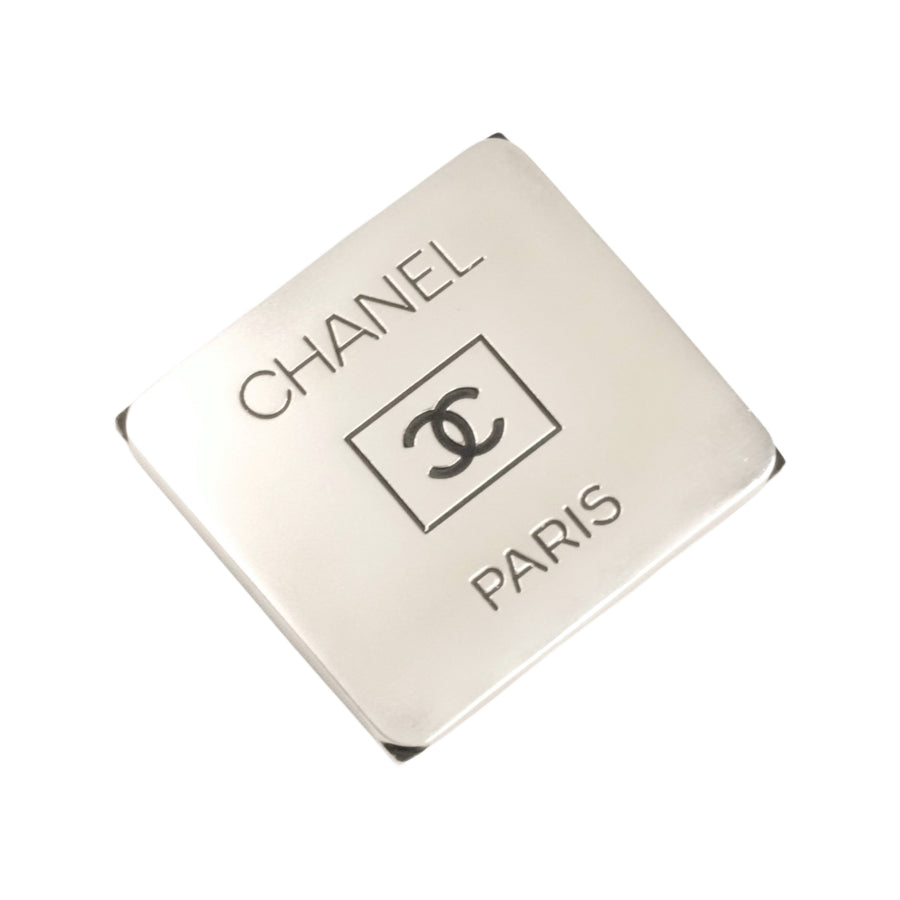 CHANEL Coco Mark Square Brooch