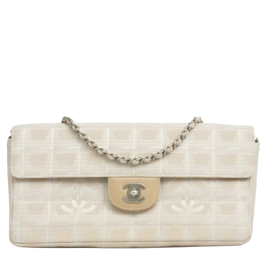 CHANEL 2000–2002 Coco Mark New Travel Line Nylon Shoulder Bag