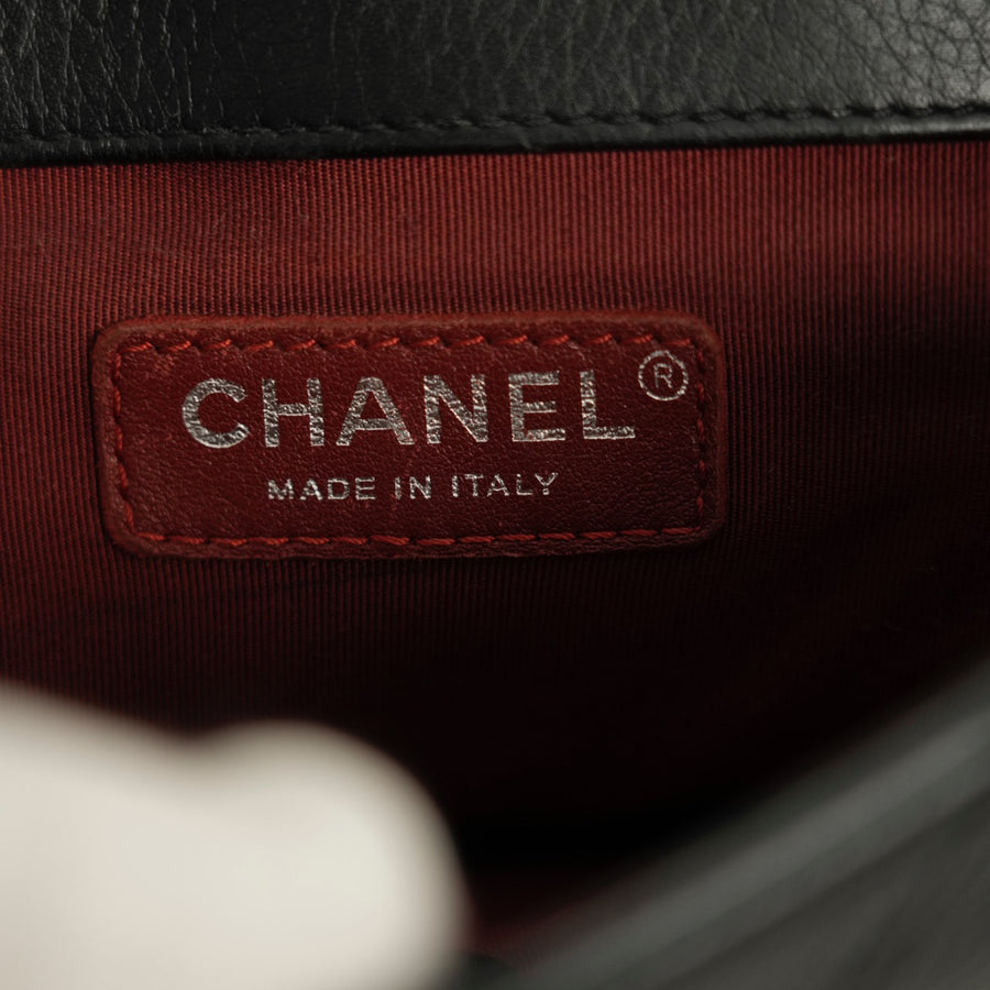 CHANEL Coco Mark Chain Aged Metal Hardware Handbag / Shoulder Bag