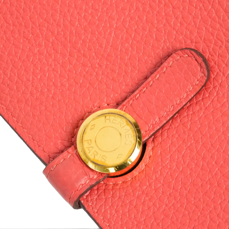 HERMES Dogon GM Taurillon Clemence Wallet