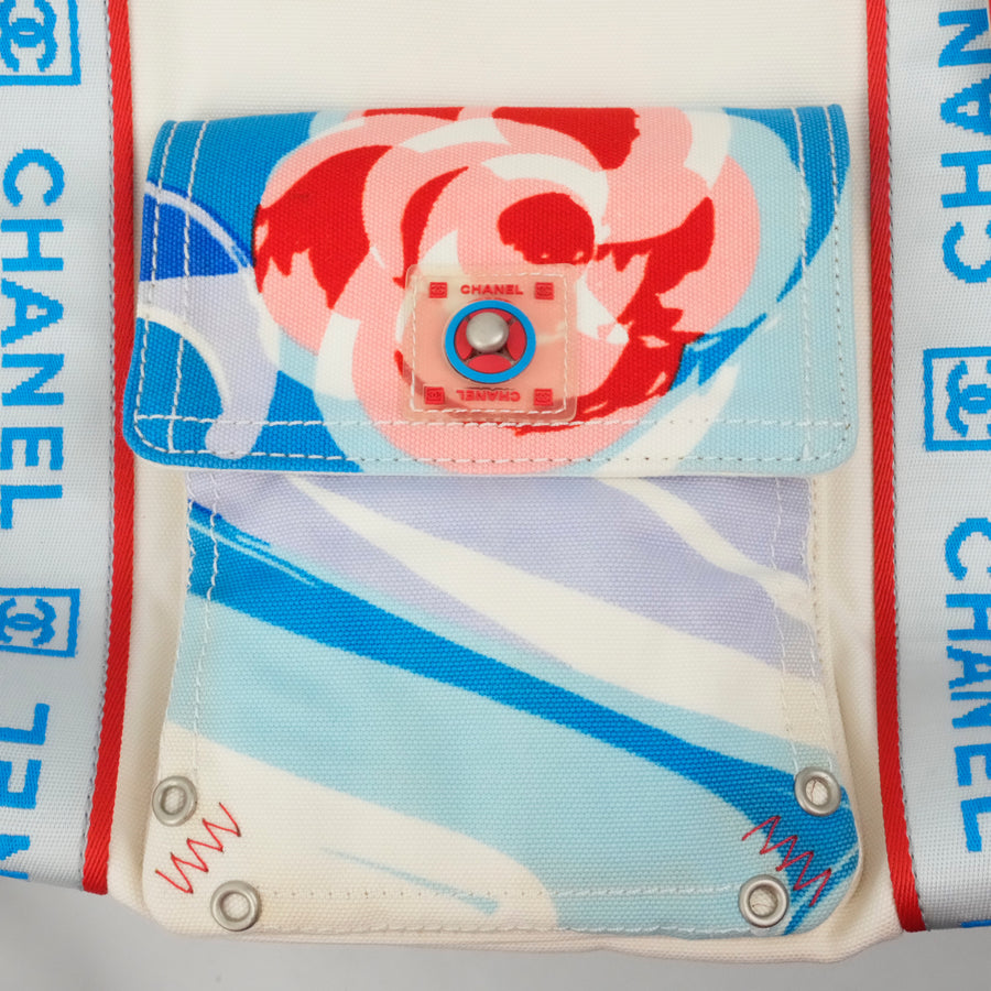 CHANEL Sports Line Surfing Tote Bag/Shoulder Bag 2Way
