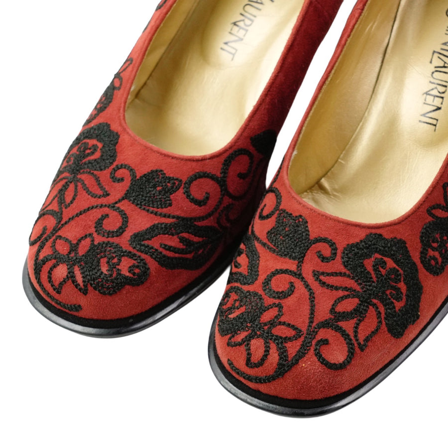 YVES SAINT LAURENT Red Pumps Shoes