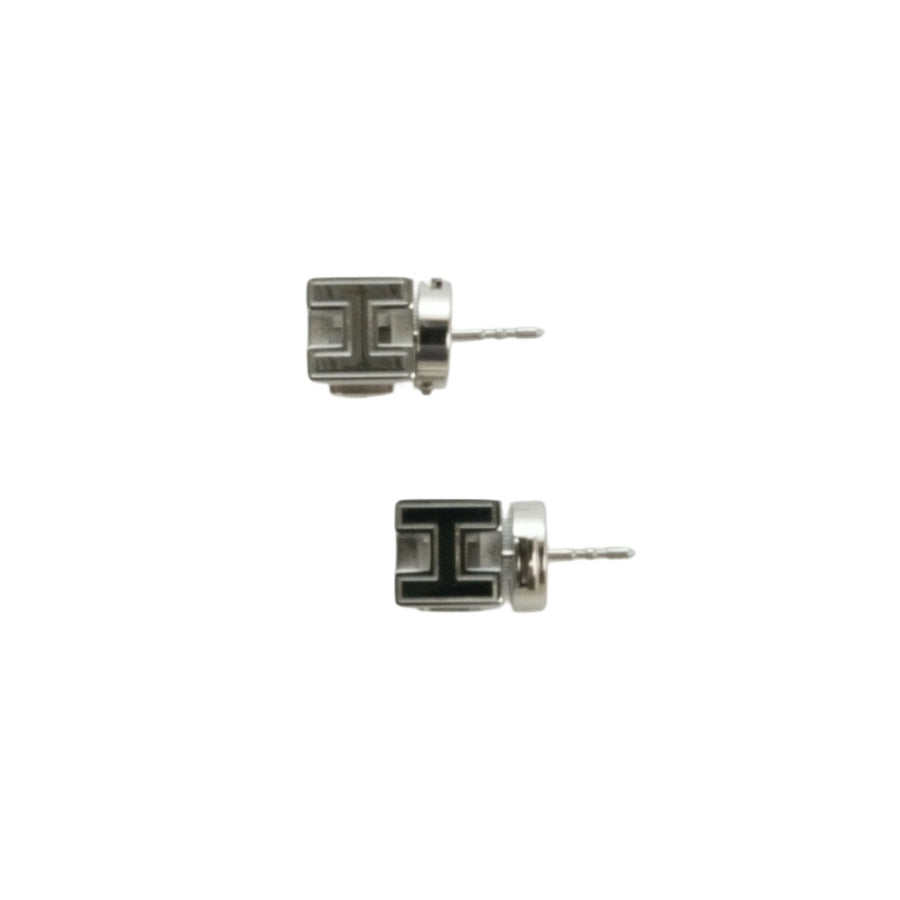 HERMES Cage d'Ash Earrings