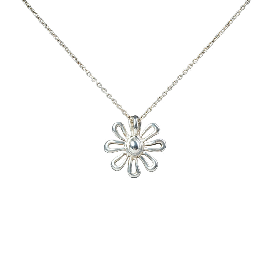 TIFFANY & CO. Flower Logo Necklace