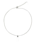 CHRISTIAN DIOR Logo Plate Necklace