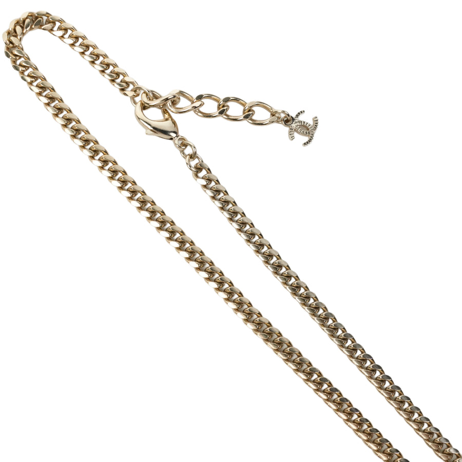 CHANEL Bottle Motif Necklace