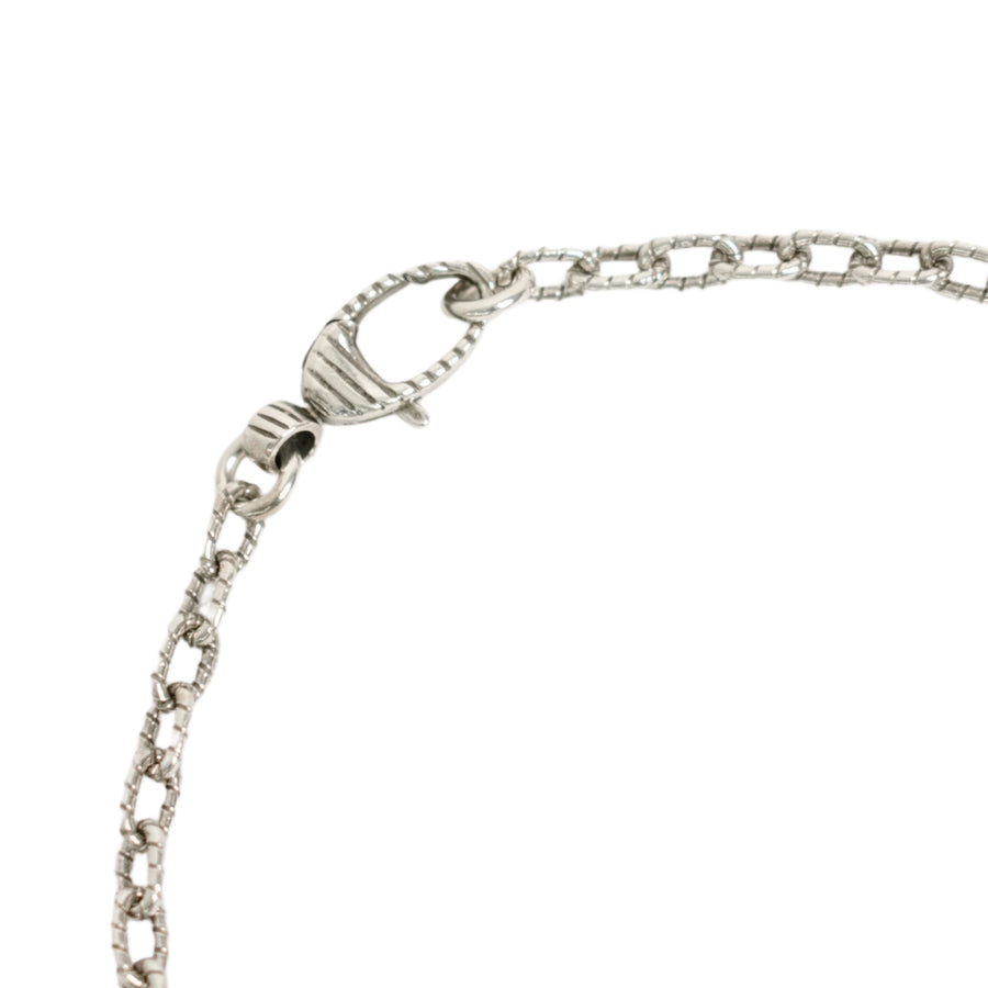 GUCCI SV925 Arabesque Interlocking GG Logo Necklace