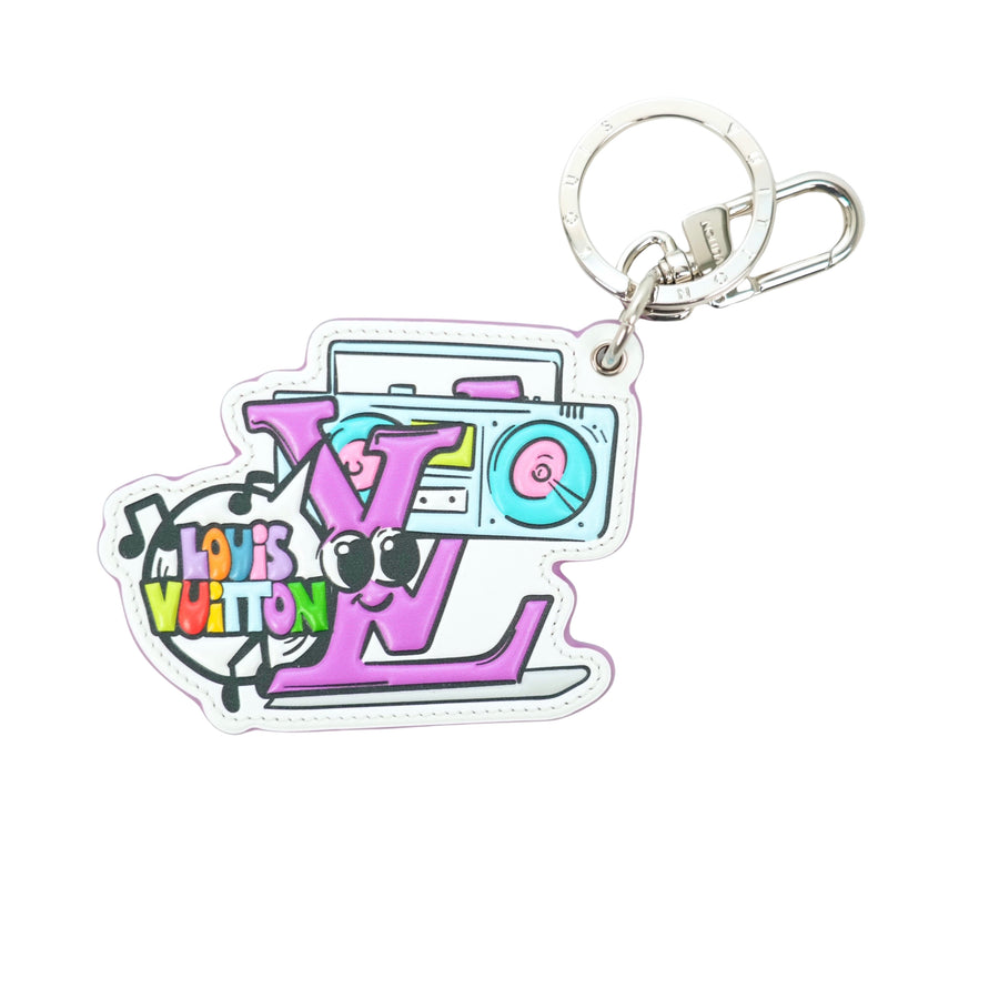 LOUIS VUITTON Porte-Cles Monogram Comics Keychain MP3456