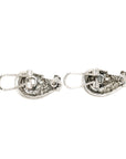 Vintage-Style Rhinestone Earrings(Rhodium-Plated Brass)