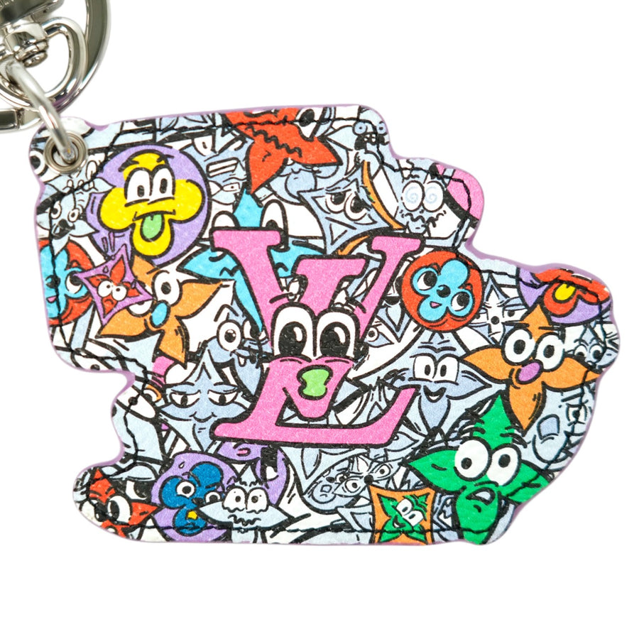 LOUIS VUITTON Porte-Cles Monogram Comics Keychain MP3456