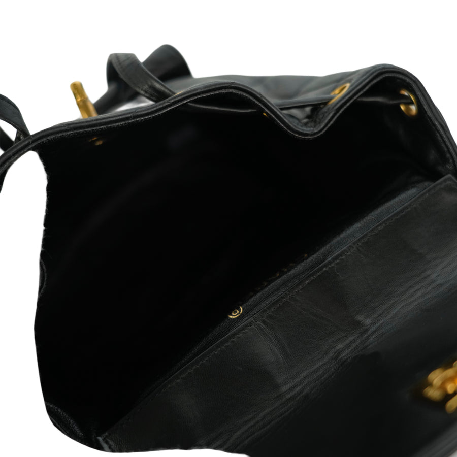 CHANEL 1994-1996 Matelassé Chain Lambskin Backpack