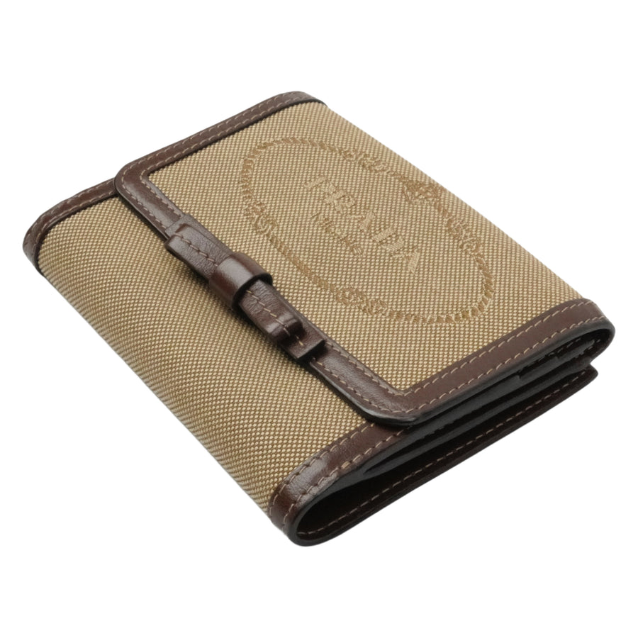 PRADA Jacquard Tri-Fold Wallet