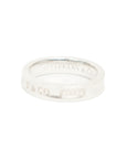 TIFFANY & CO. SV925 1837 Narrow Ring