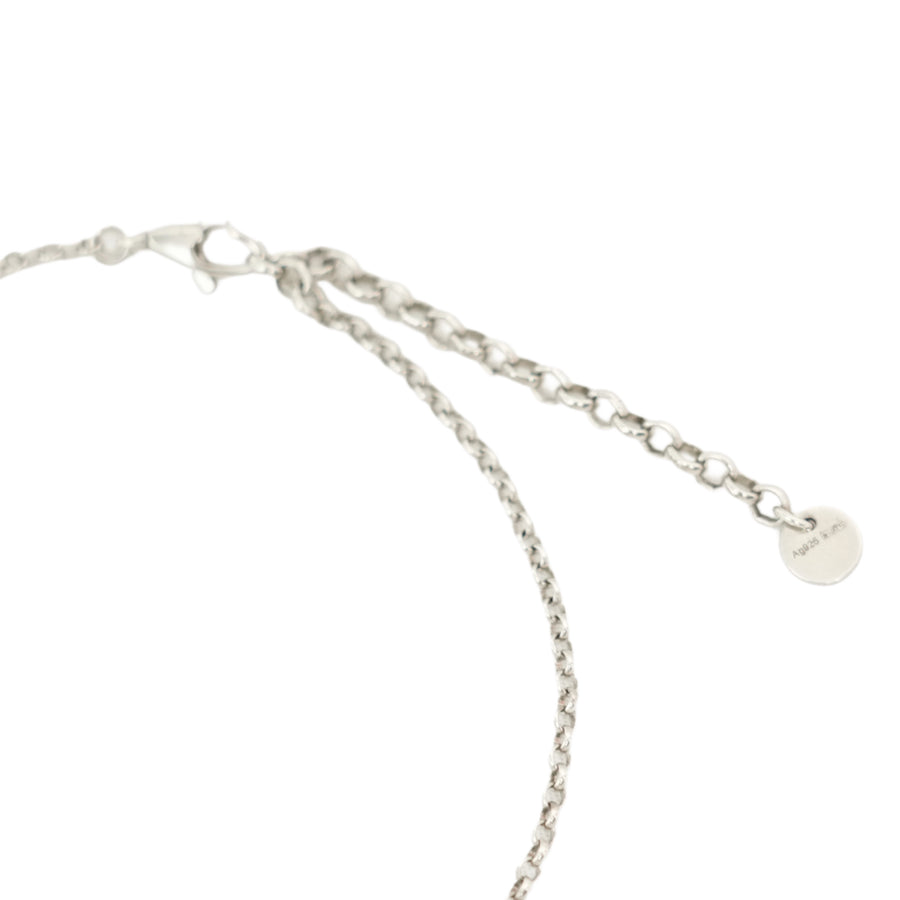 GUCCI SV925 Arabesque Interlocking GG Logo Necklace