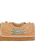 CHANEL 2008–2009 2.55 Chain Matelasse Bicolor Shoulder Bag