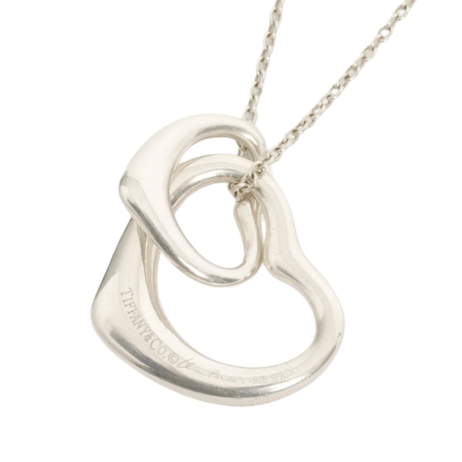 TIFFANY & CO. Double Open Heart Necklace