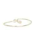 TIFFANY & CO. SV925 K18YG Double Heart Bracelet
