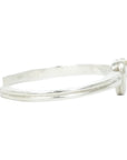 TIFFANY & CO. SV925 K18YG Heart Ribbon Bangle