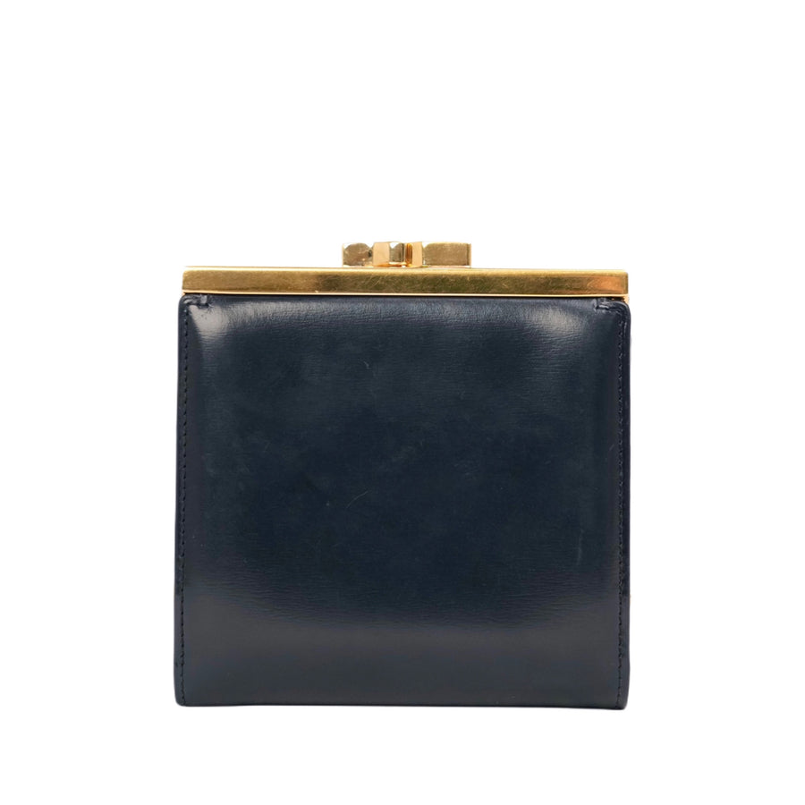 CARTIER Kiss Lock Tri-Fold Wallet