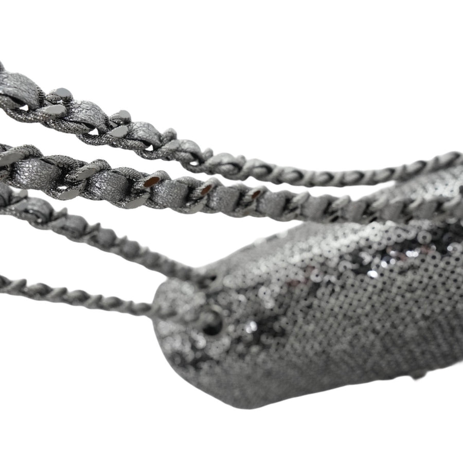 CHANEL 2006–2008 Chain Sequin Shoulder Bag