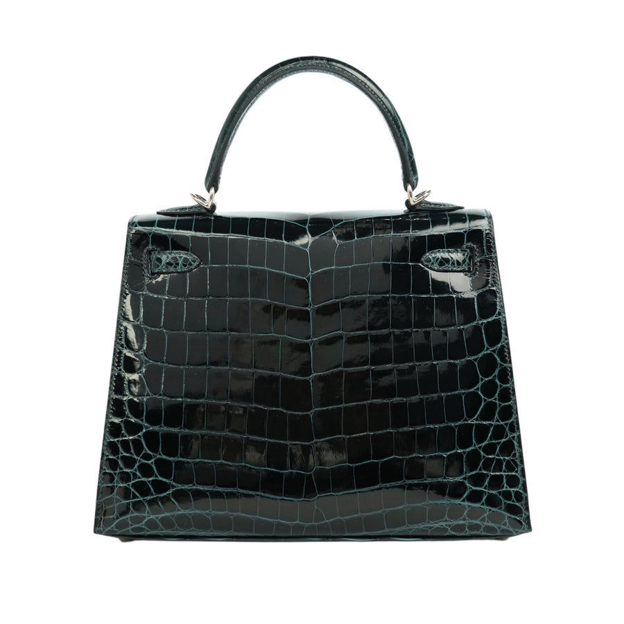HERMES Crocodile Leather Kelly 25【JAPAN only Shipping】