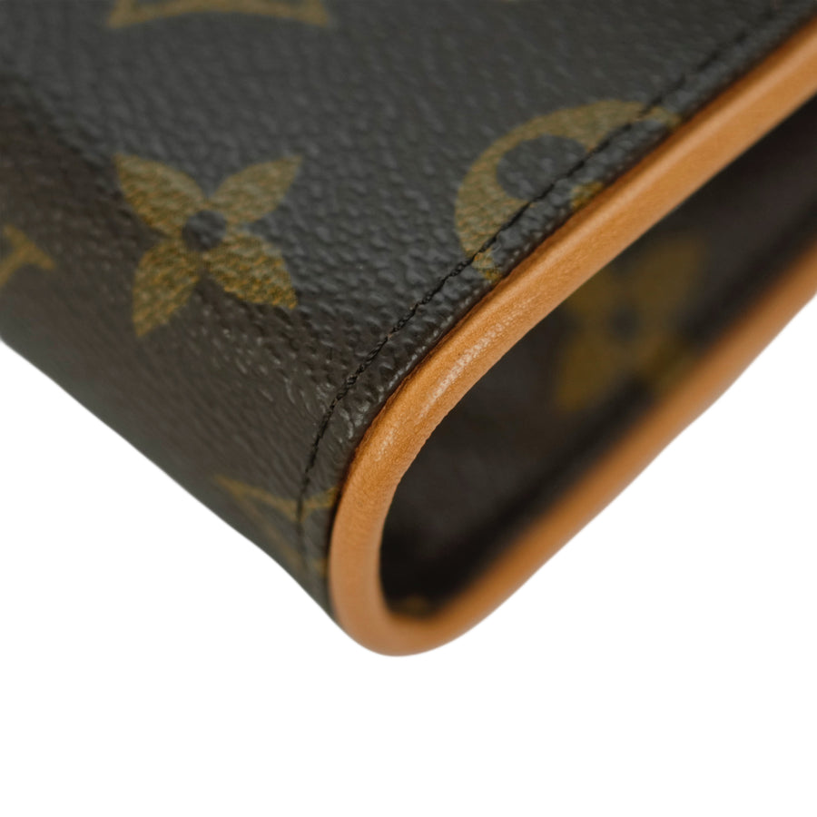LOUIS VUITTON Monogram Pochette Florentine Pouch/Waist Bag