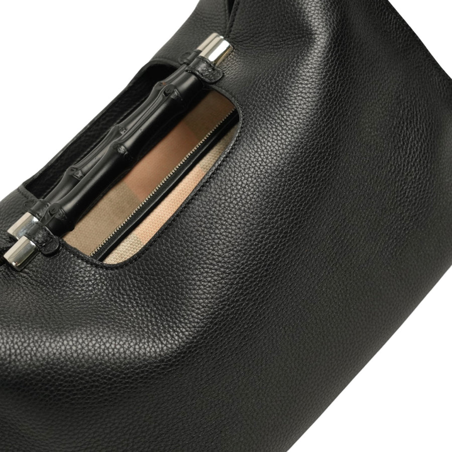 GUCCI Bamboo 2-Way Handbag / Shoulder Bag