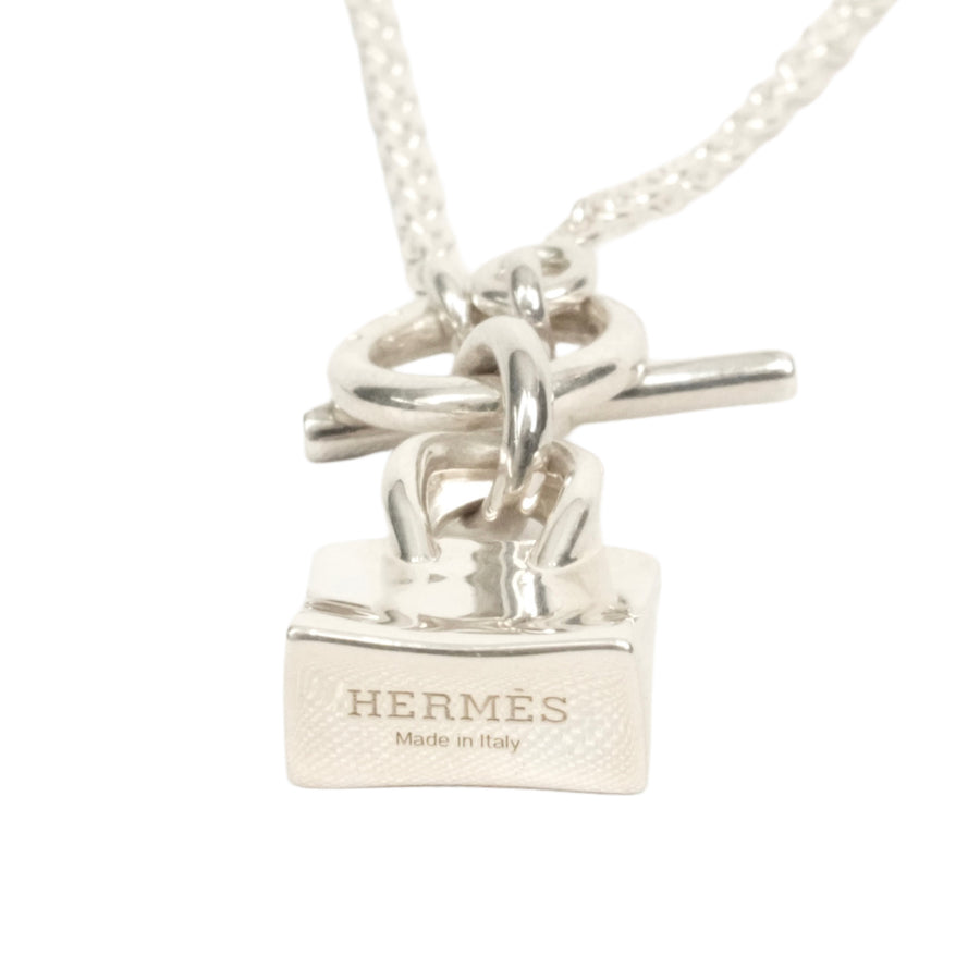 HERMES SV925 Amulette Birkin Necklace
