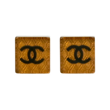 CHANEL Square Coco Mark Earrings