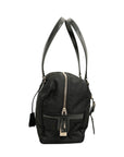 PRADA Nylon Leather Handbag