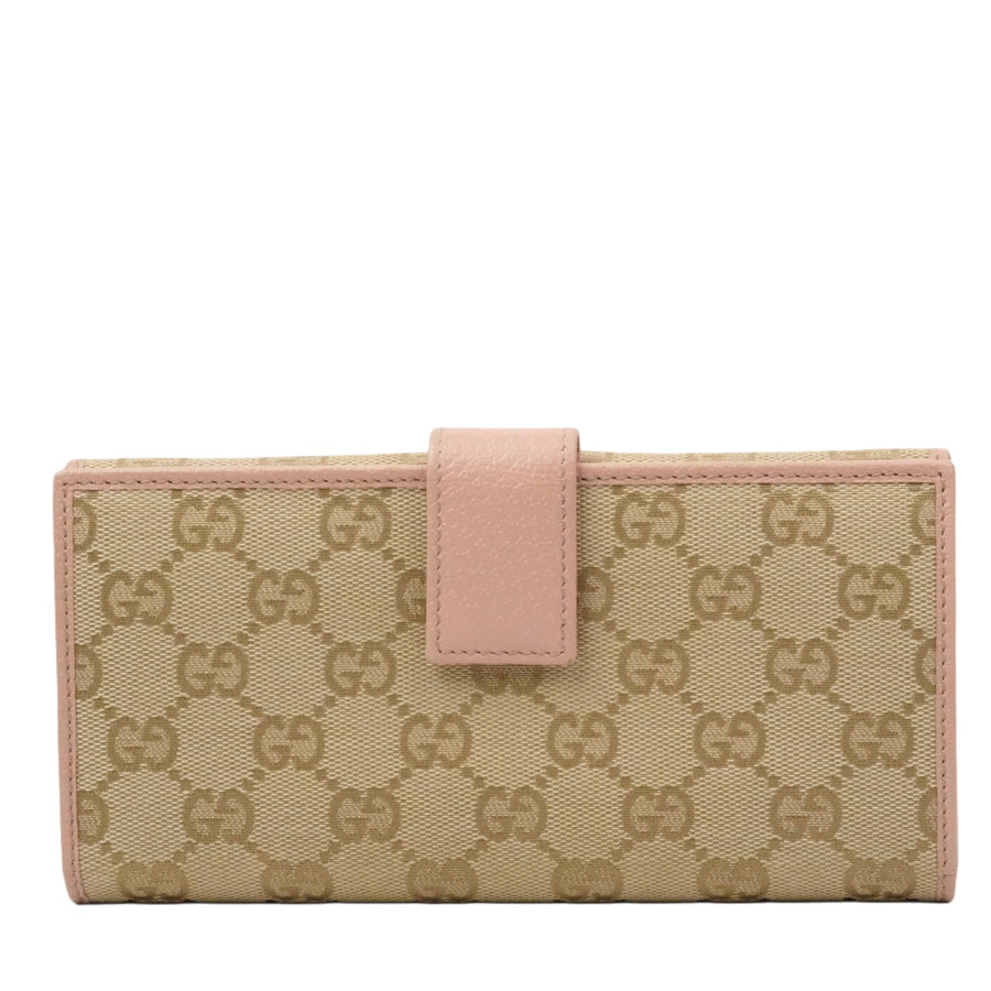 GUCCI GG Canvas Long Wallet