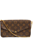 LOUIS VUITTON Monogram Pochette Felicie Shoulder Bag M81896