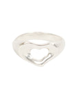 TIFFANY & CO. SV925 Open Heart Ring