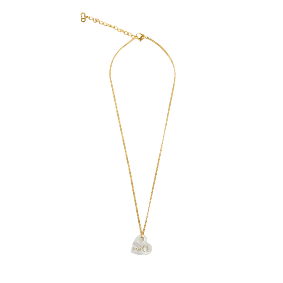 CHRISTIAN DIOR Heart Necklace