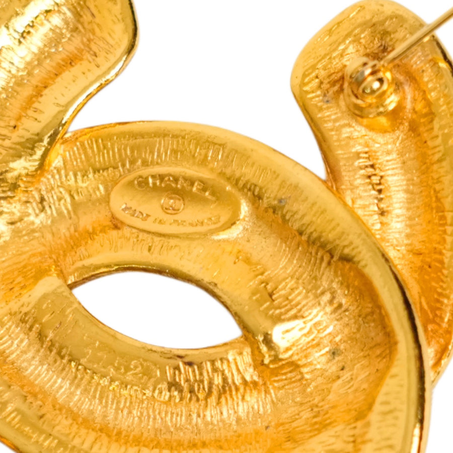 CHANEL Matelasse Coco Mark Brooch