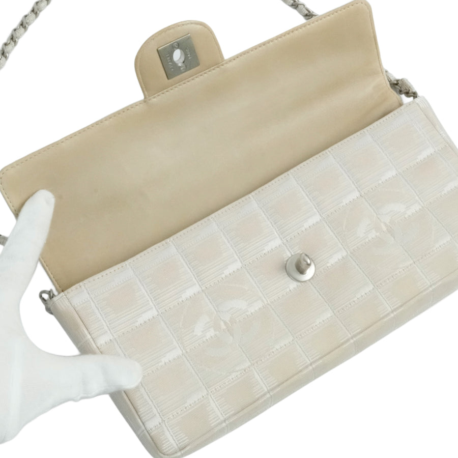 CHANEL 2000–2002 Coco Mark New Travel Line Nylon Shoulder Bag