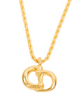 CHRISTIAN DIOR CD Logo Necklace