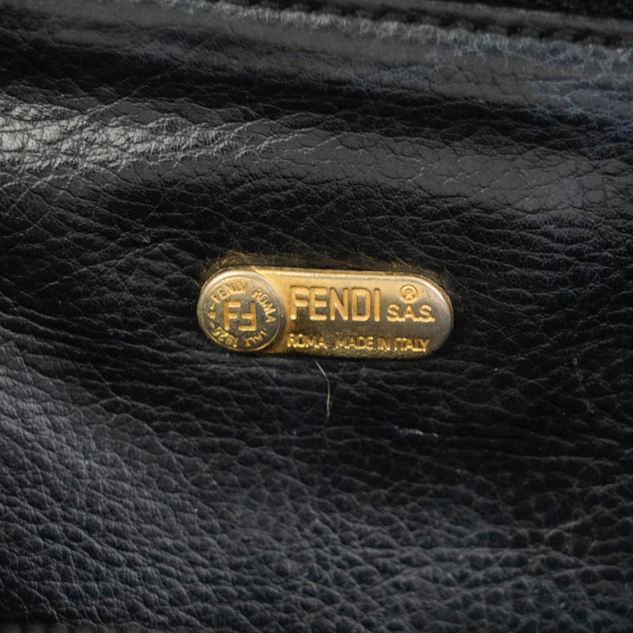 FENDI Pebbled Pattern Handbag