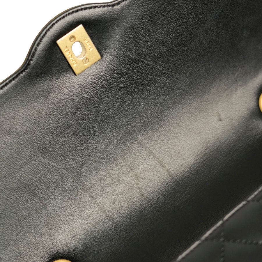 CHANEL Matelassé Chain Bicolor Shoulder Bag