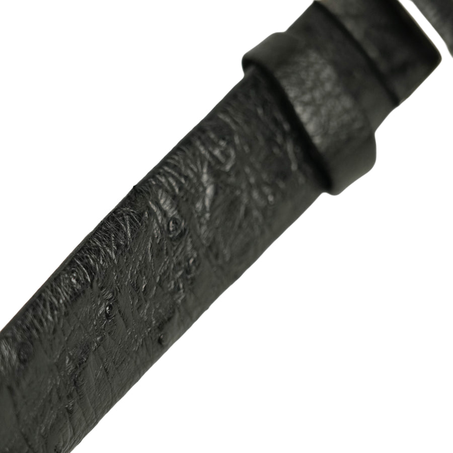 BALENCIAGA Ostrich Leather Belt